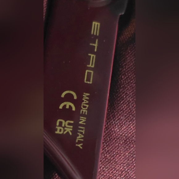 ETRO 0040/S Women's Oversized Cateye Burgundy Sunglasses - Picture 5 of 6